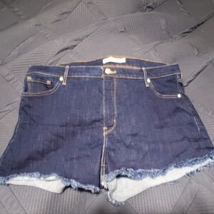 Womens Plus Size 22W Levis Cutoff Shorts